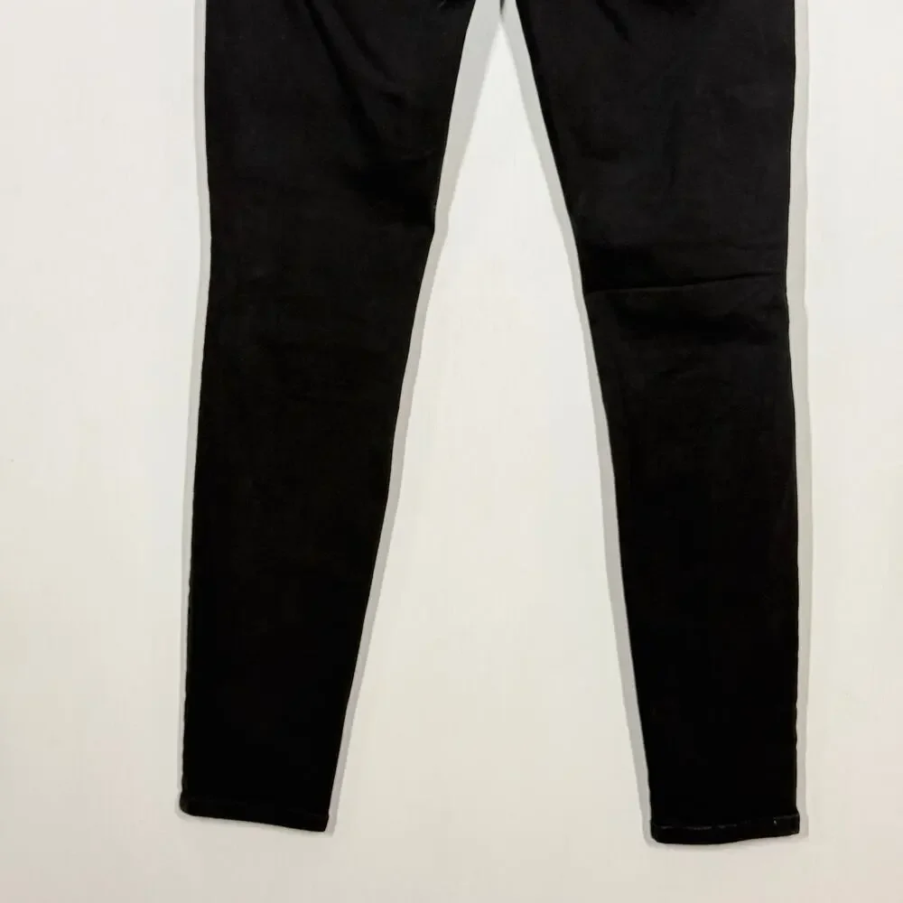 Cabi‎ Cinch Skinny Jeans Womens Size 6 Black Denim Stretch High Rise 5-Pocket